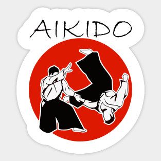 Aikido fan lover gift for aikidoka coach teacher master Sticker
